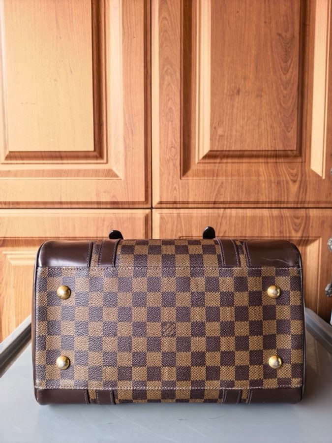 Lv路易威登Berkeley棋盤格波士頓手提包-2