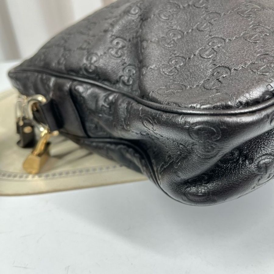 GUCCI 全皮老花壓紋手提包公文包電腦包-24