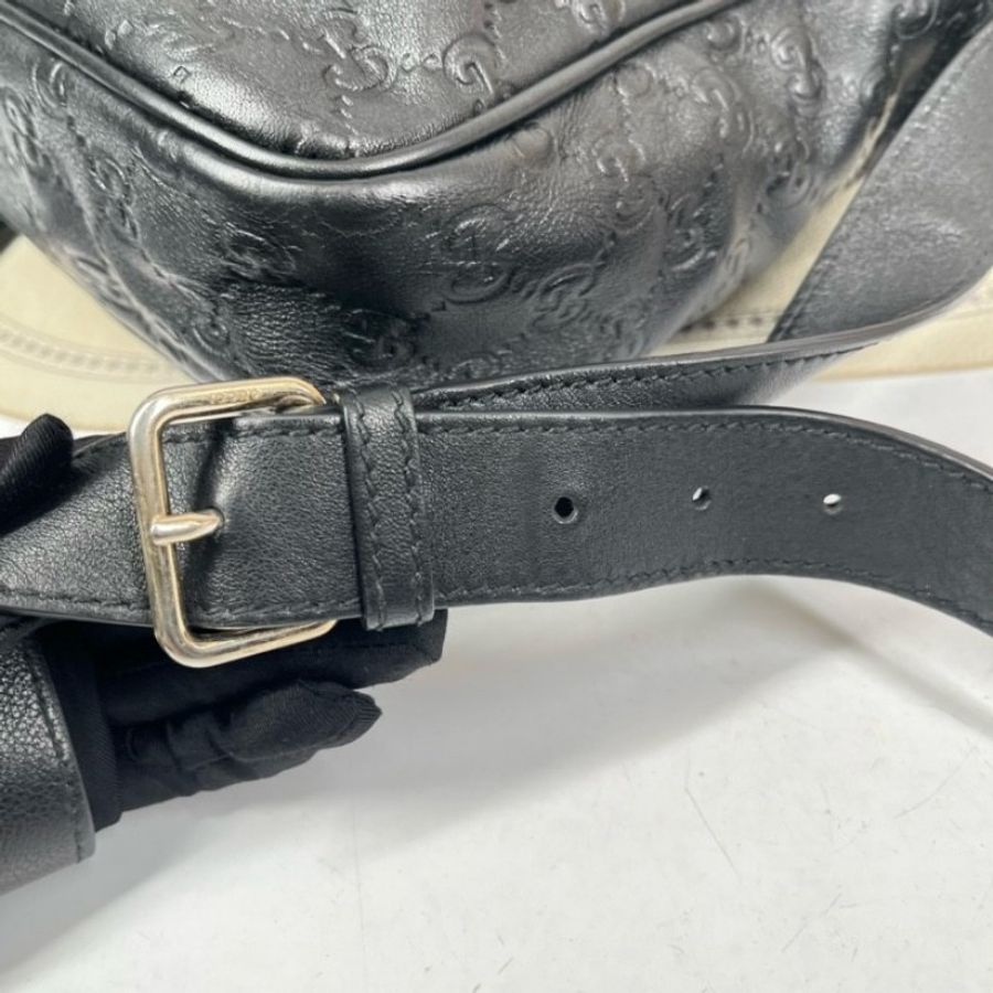 GUCCI 老花郵差包 經典雙G老花壓紋 斜挎包-6