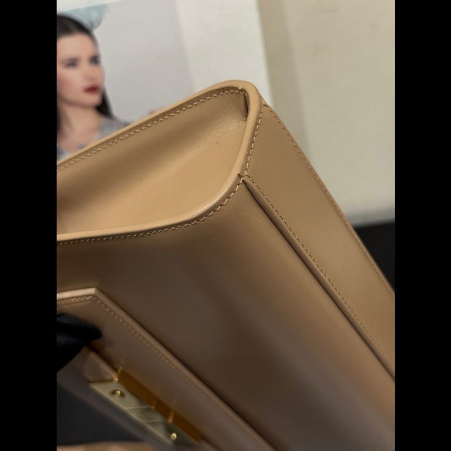 SAINT LAURENT聖羅蘭 YSL 米色 曼哈頓單肩包-5