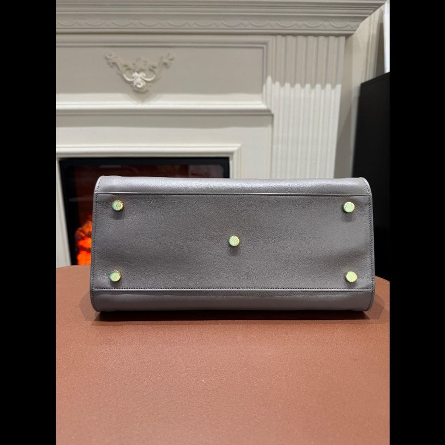 YSL/聖羅蘭 SAC DE JOUR風琴托特包小號 都市灰-3