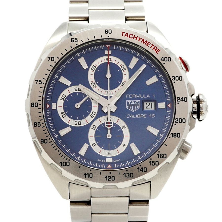 TAG Heuer 豪雅一級方程式 Calibre 16 CAZ2015 藍色錶盤男士腕錶-0