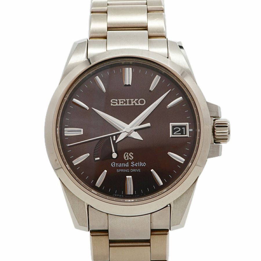 精工 Grand Power Reserve SBGA081 9R65-0BG0 灰色錶盤男士腕錶-0