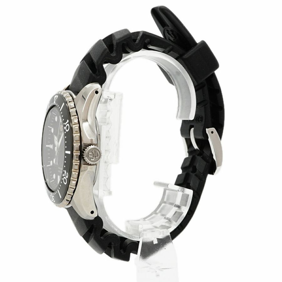 精工 Grand Diver's Spring Drive SBGA463 9R65-0EE0 黑色錶盤男士腕錶-1