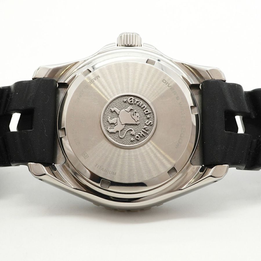 精工 Grand Diver's Spring Drive SBGA463 9R65-0EE0 黑色錶盤男士腕錶-4