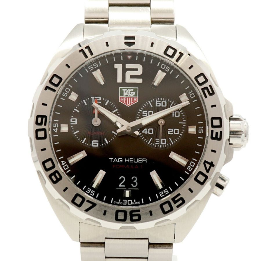 TAG Heuer Formula 1 WAZ111A 黑色錶盤男士腕錶-0