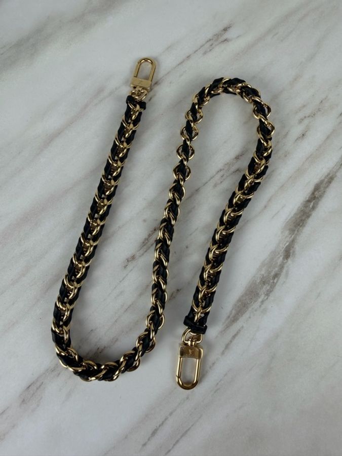 LOUIS VUITTON 路易威登 Multi Pochette Accessoires 黑色壓紋四合一斜背包 M80399-24