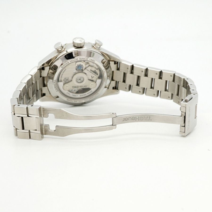 TAG Heuer 豪雅卡萊拉系列 Calibre 1887 CAR2110 黑色錶盤男士腕錶-3