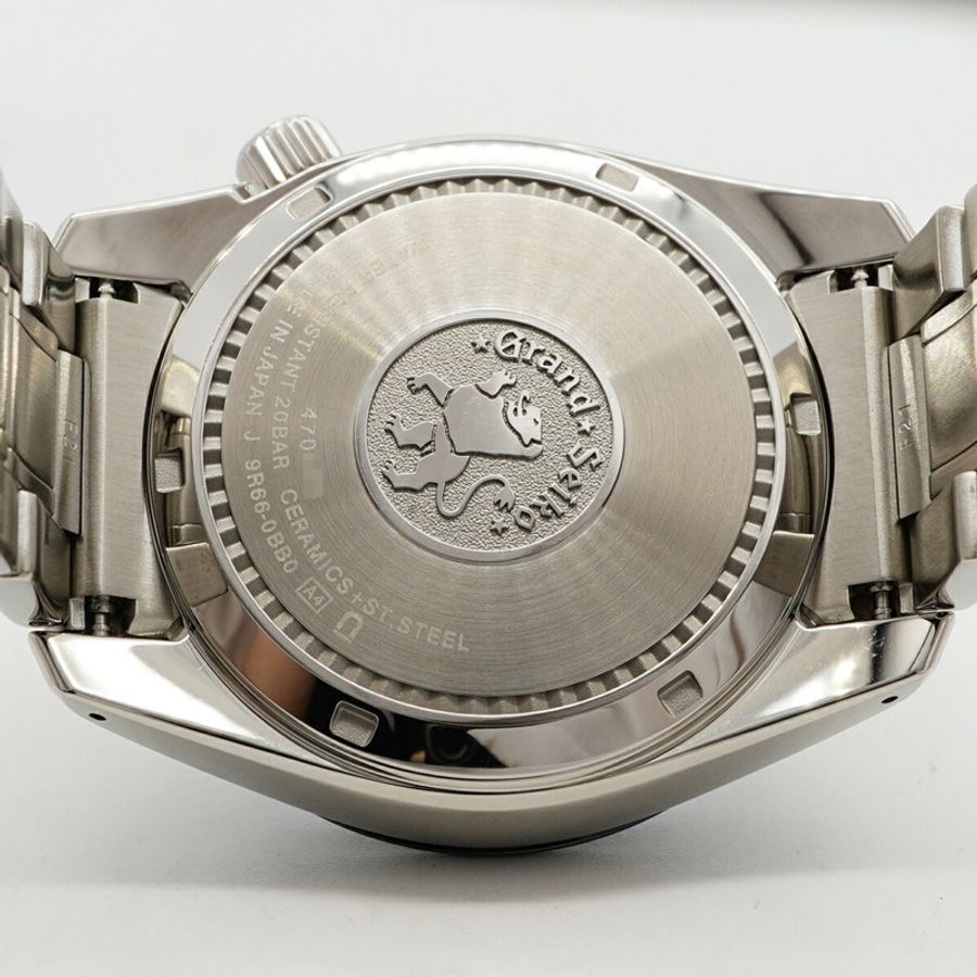 精工 Grand Spring Drive SBGE255 9R66-0BB0 藍色錶盤男士腕錶-4