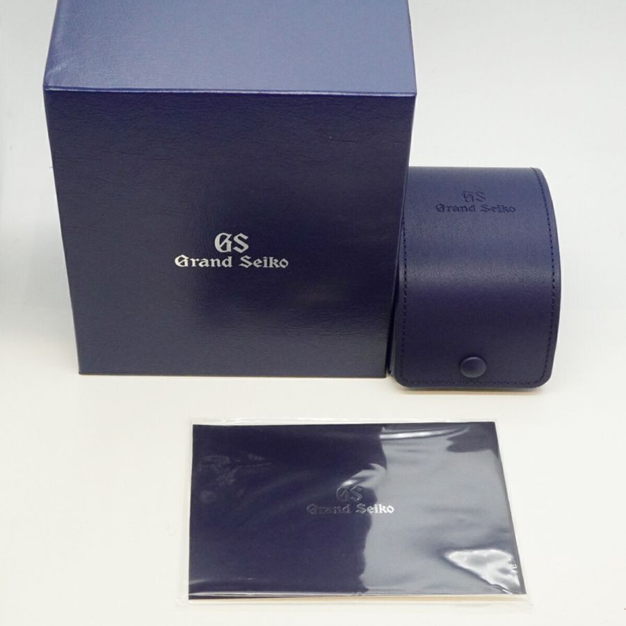 精工 Grand Spring Drive SBGE255 9R66-0BB0 藍色錶盤男士腕錶-9