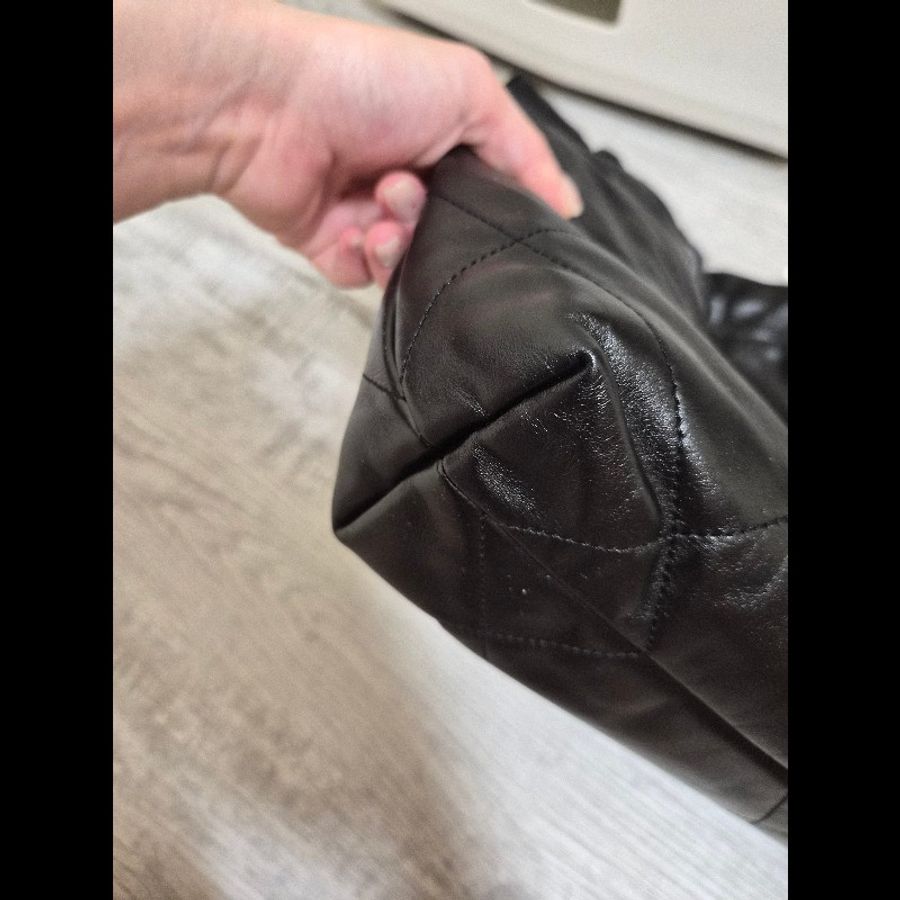 Chanel 22Bag 黑金|小號-8