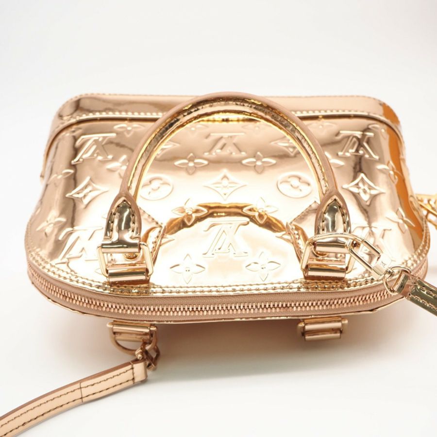 路易威登 Monogram Alma BB Cuivre M27037 手提包 青銅色塗層帆布 女士-7