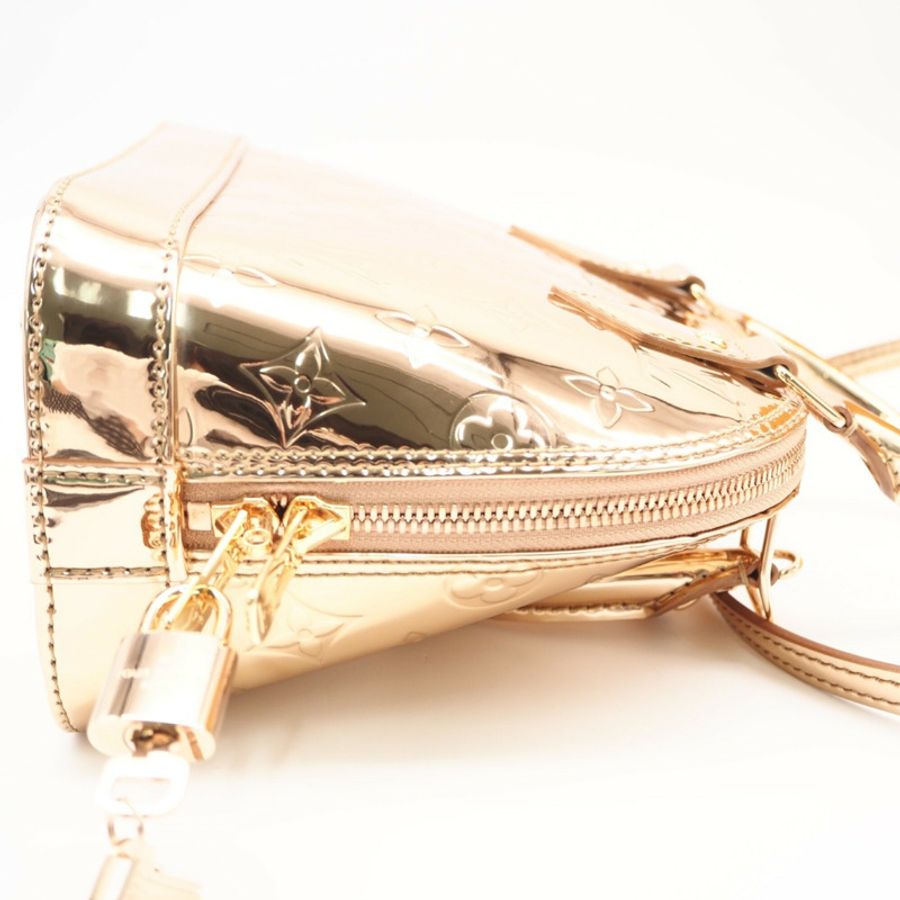 路易威登 Monogram Alma BB Cuivre M27037 手提包 青銅色塗層帆布 女士-10