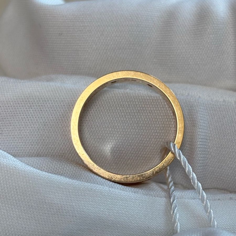 Cartier 卡地亞52號玫瑰金八鑽戒指-6