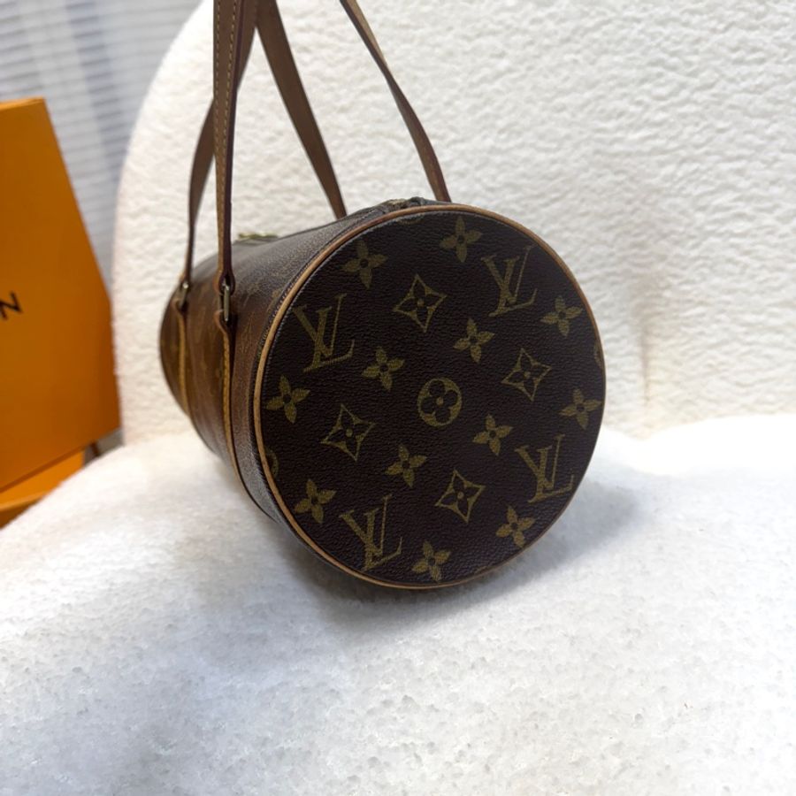 LV 路易威登 原花 Monogram Papillon 30 圓桶子母包 肩背包 M51385-11