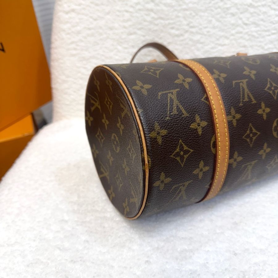LV 路易威登 原花 Monogram Papillon 30 圓桶子母包 肩背包 M51385-23