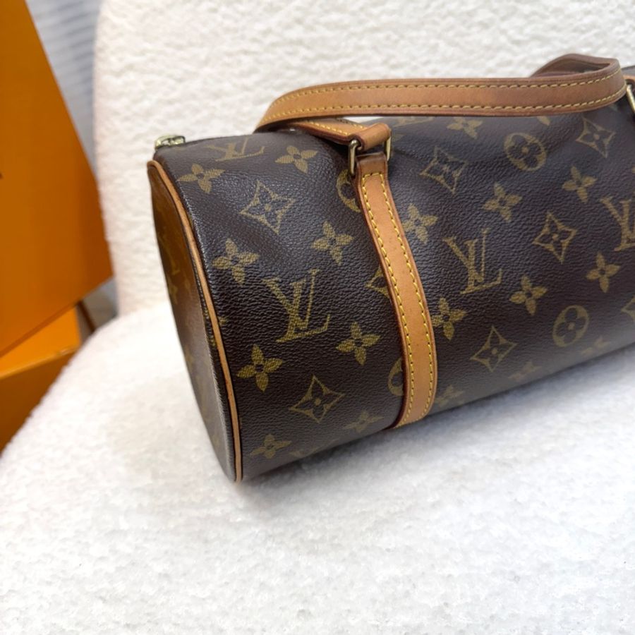 LV 路易威登 原花 Monogram Papillon 30 圓桶子母包 肩背包 M51385-25