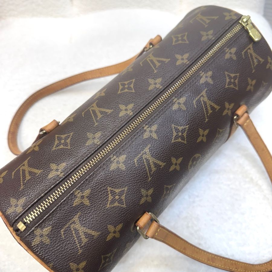 LV 路易威登 原花 Monogram Papillon 30 圓桶子母包 肩背包 M51385-30