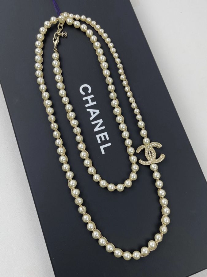 Chanel 香奈兒,毛衣珍珠鏈-0