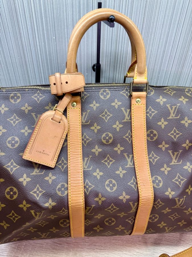 LV M41418 KEEPALL 45背帶款兩用旅行包旅行袋-5