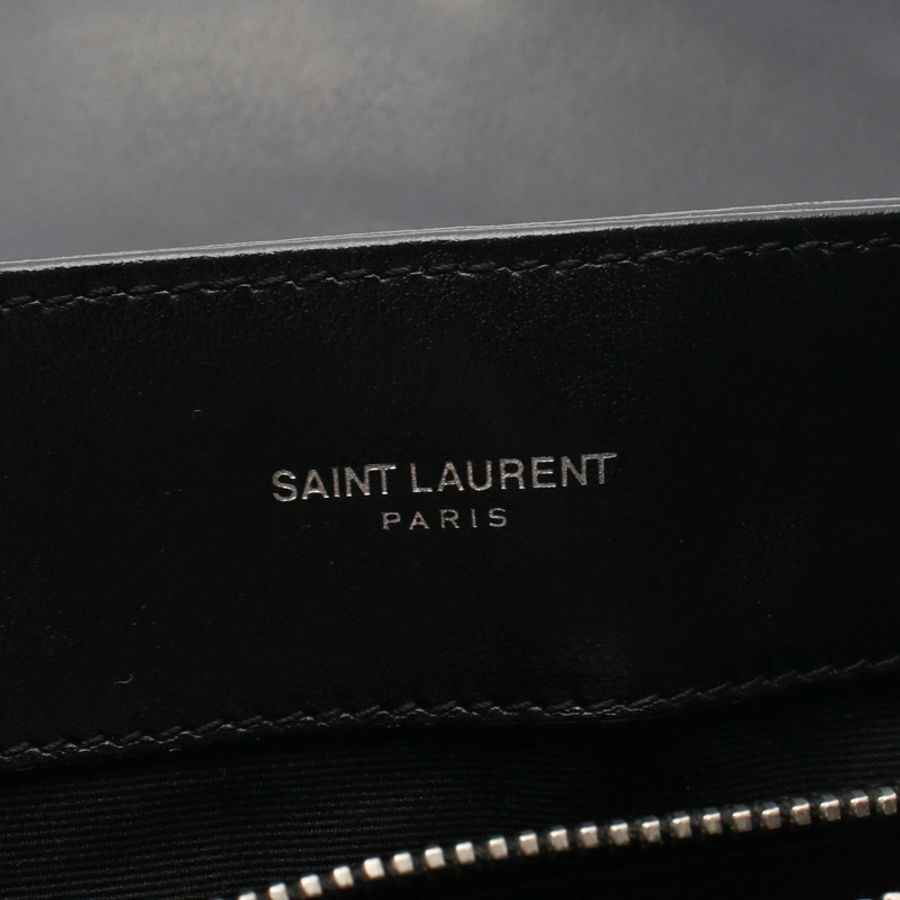 SAINT LAURENT PARIS LOULOU 手提包 2WAY 手提包 529735 黑色皮革 二手 女士-3