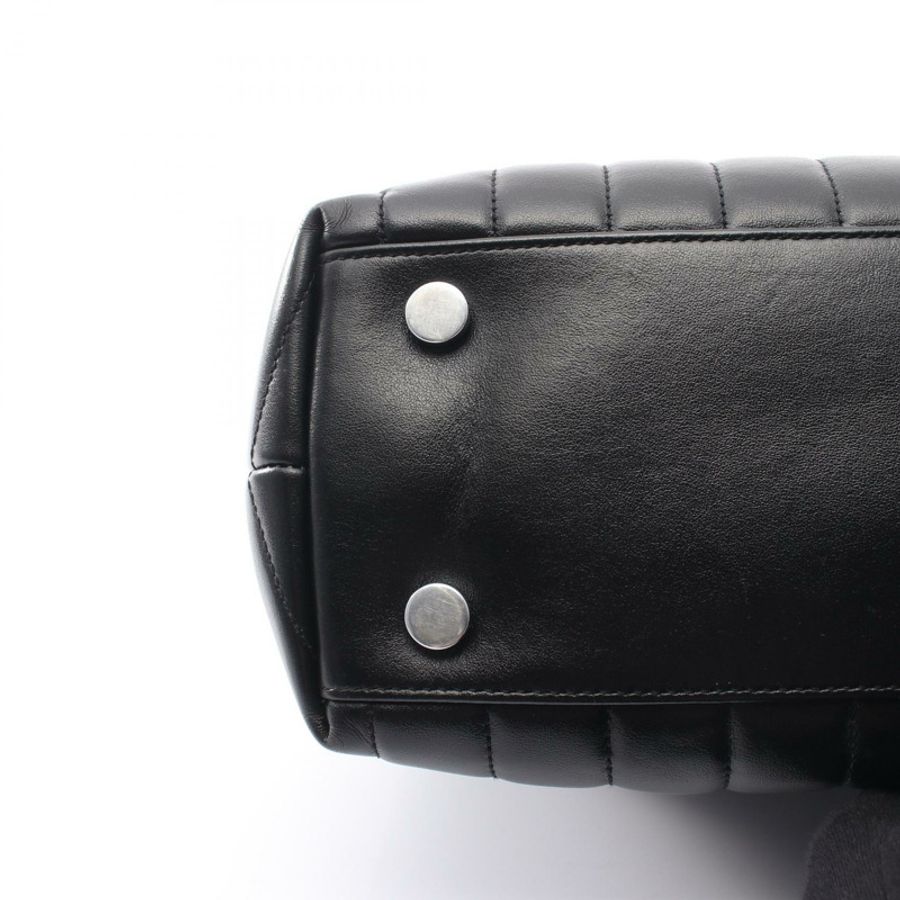 SAINT LAURENT PARIS LOULOU 手提包 2WAY 手提包 529735 黑色皮革 二手 女士-4