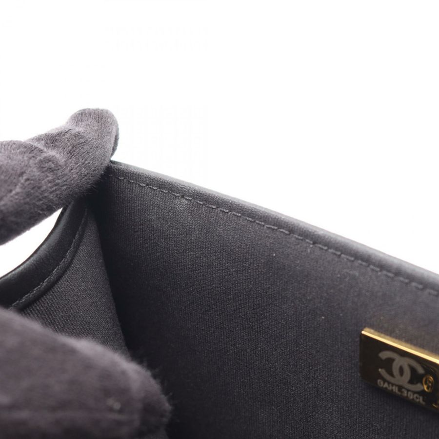 香奈兒 (CHANEL) Matelasse 小號翻蓋兩用肩背包 AS4051 羊皮（綿羊皮）黑色二手女款-5