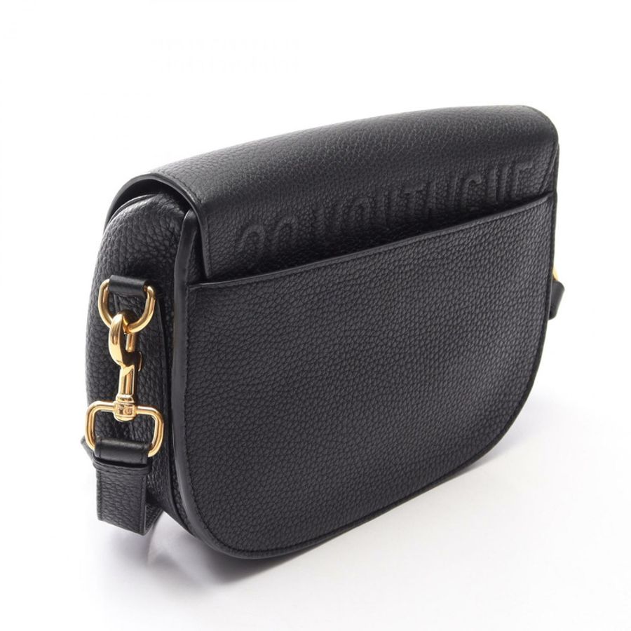 Christian DIOR BOBBY 中型單肩斜背包 M9319UBBN-M900 黑色皮革-1