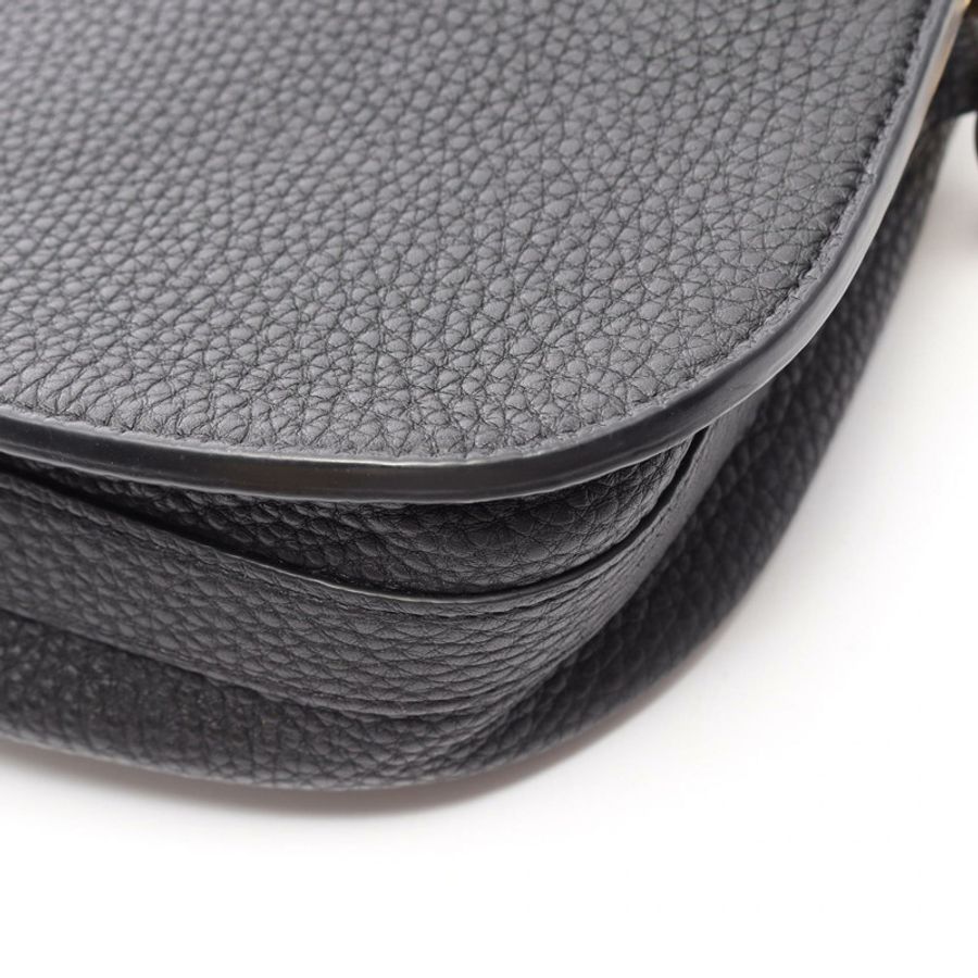 Christian DIOR BOBBY 中型單肩斜背包 M9319UBBN-M900 黑色皮革-6