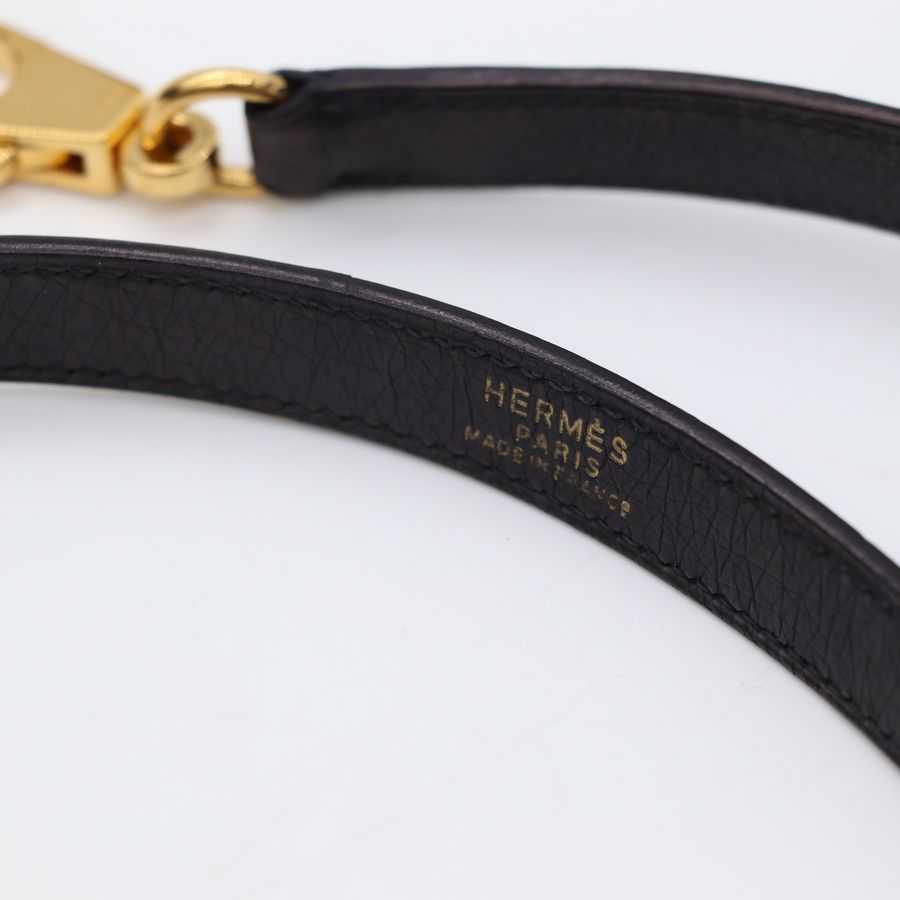 Hermès 愛馬仕 Kelly Bag 凱莉包 28 鴕鳥皮 黑色 手提包 圈 S-18