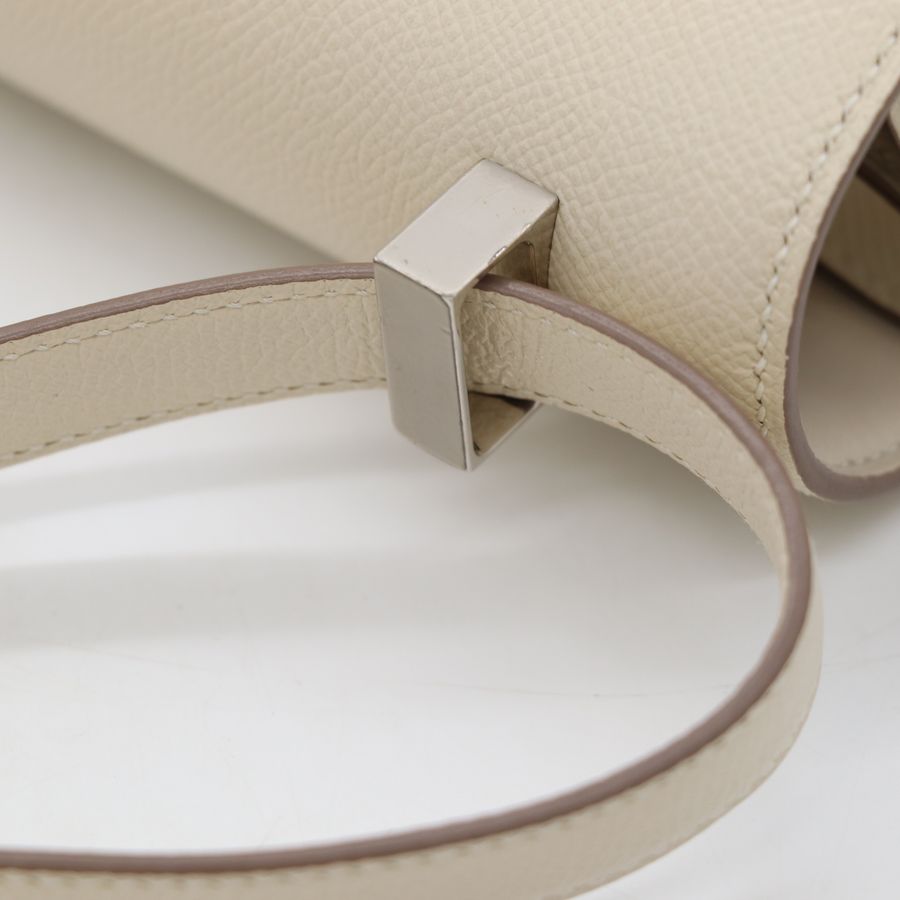 Hermès 愛馬仕 Constance 24 康康 奶昔白 斜挎包 Y刻-16