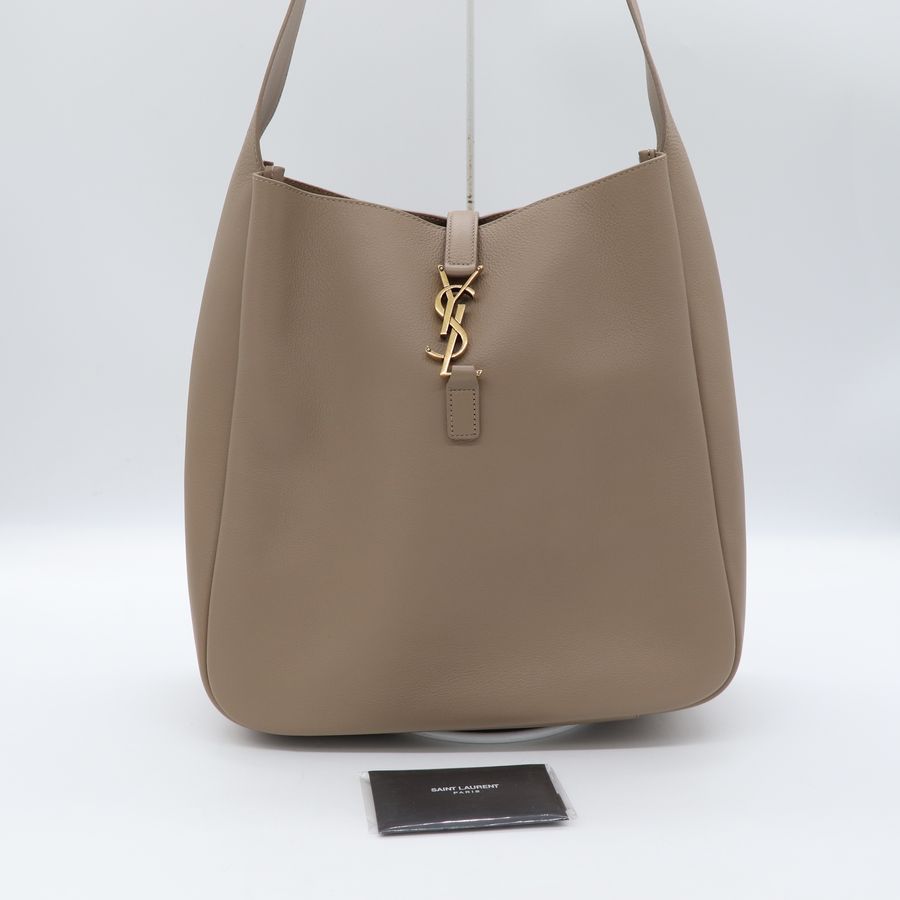YSL LE 5 À 7 大號 小牛皮 肩背包 麂皮內裡【Saint Laurent 聖羅蘭】-1