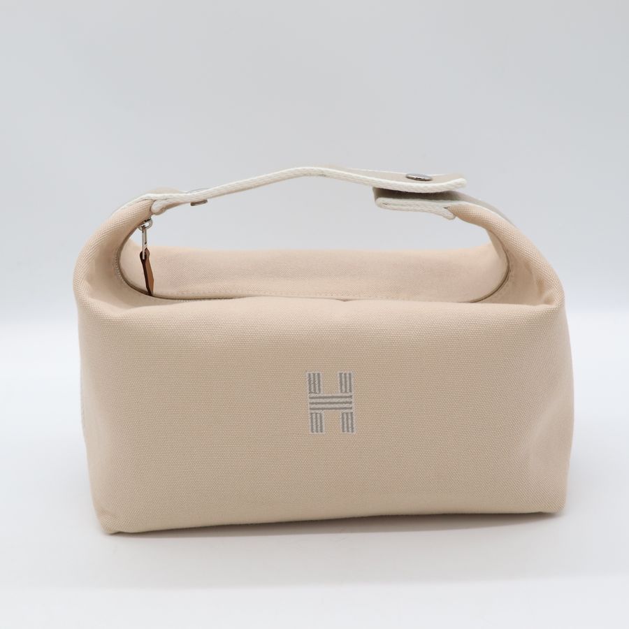 Hermès 愛馬仕 Bride a Brac GM 米色 大型 盥洗包 手提包 飯盒包-6