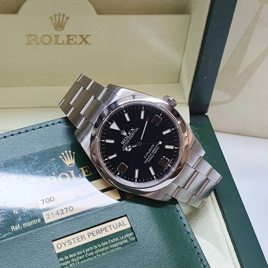 【大眾名錶】ROLEX勞力士 214270 Explorer 探險家一號 2012/09 經典入門款 大眾名錶B1435-1