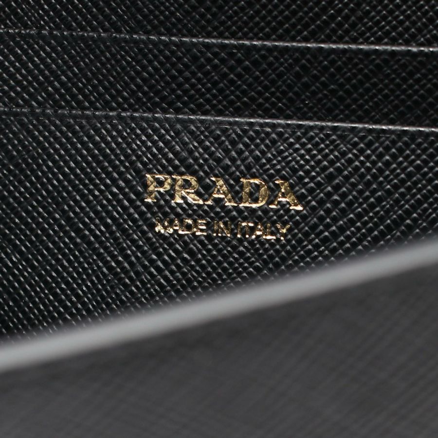 PRADA SAFFIANO 三角形 Logo 單肩包 1NF0592DB3F0002 Saffiano 皮革 黑色 全新 女士-3