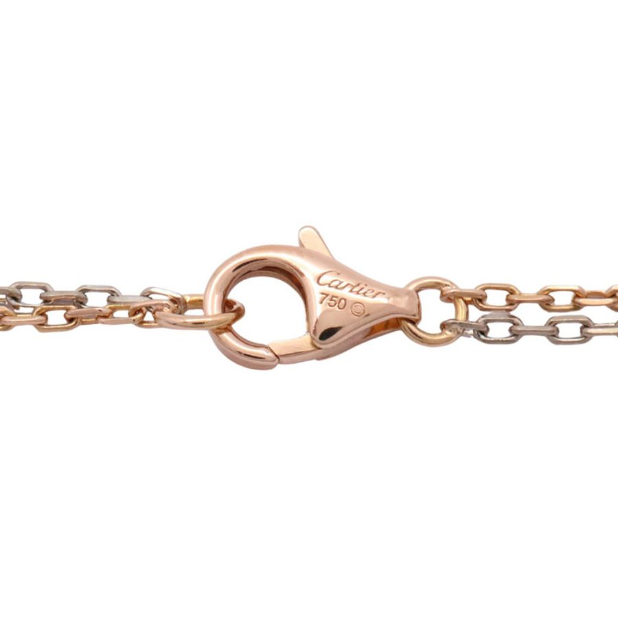 18K白金/玫瑰金 鑽石 Love 項鍊【Cartier 卡地亞】 B7219700-9