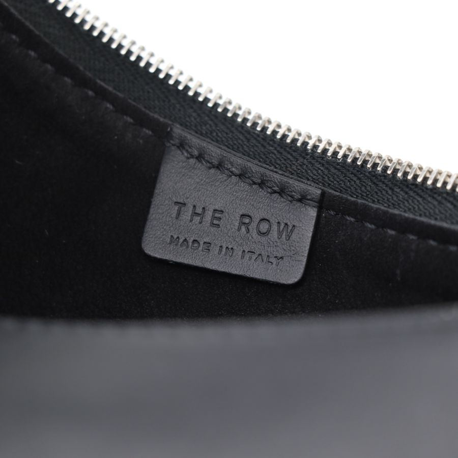 The Row Half Moon 黑色 皮革肩背包 腋下包-4