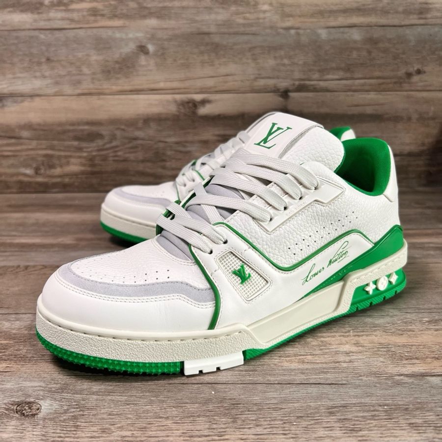 Louis Vuitton路易威登 trainer 白綠 綠色 41碼-0