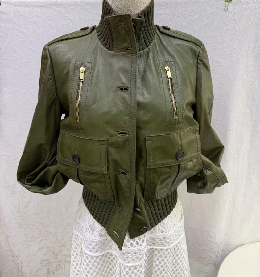 這款經典的 Gucci Madonna 綠色皮革-5
