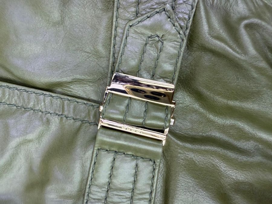 這款經典的 Gucci Madonna 綠色皮革-7