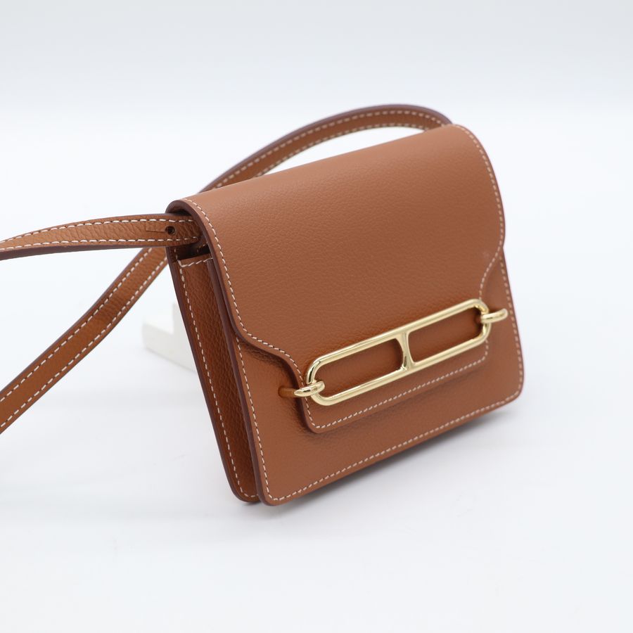 Hermès 愛馬仕 Roulis Slim 豬鼻子 短夾 金扣-2