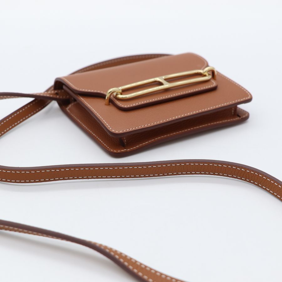 Hermès 愛馬仕 Roulis Slim 豬鼻子 短夾 金扣-5