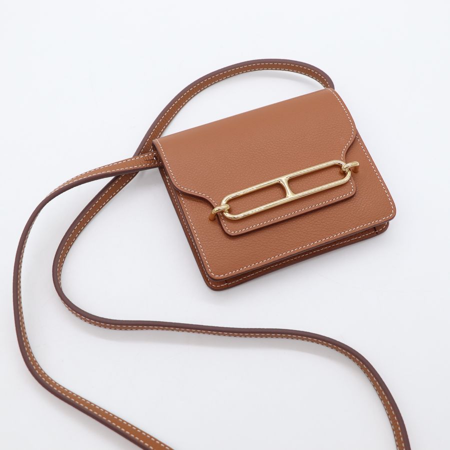 Hermès 愛馬仕 Roulis Slim 豬鼻子 短夾 金扣-6