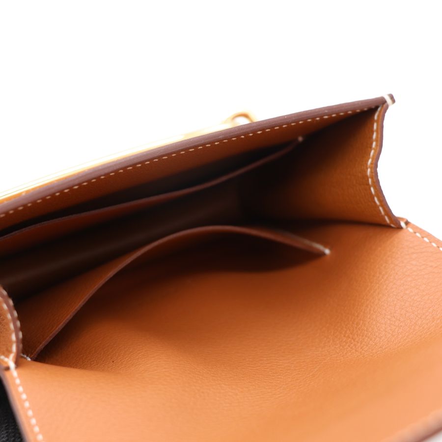 Hermès 愛馬仕 Roulis Slim 豬鼻子 短夾 金扣-9