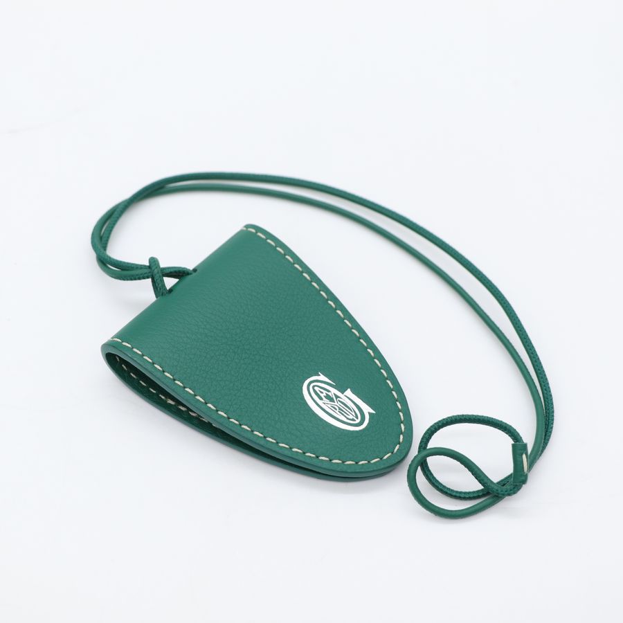 Goyard croc universel 綠色小牛皮 磁吸包扣 吊飾-2