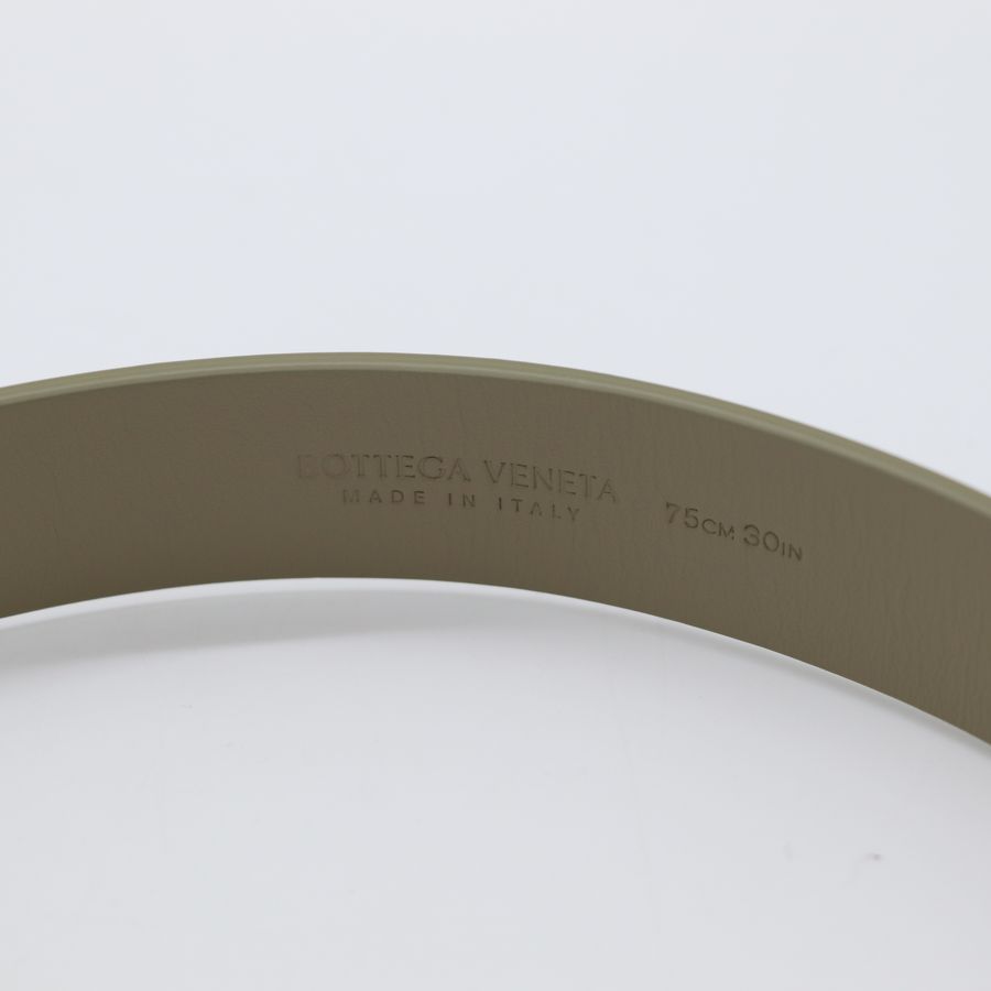 Bottega Veneta 橄欖綠 皮帶-4