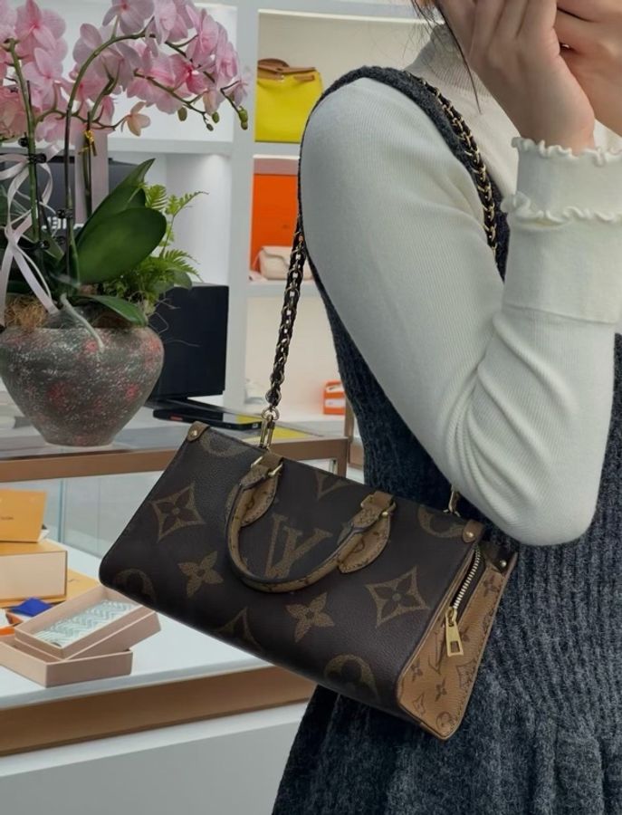 【威選精品】🤎 Louis Vuitton OnTheGo 橫版 Mini|Monogram 老花|芯片款-2