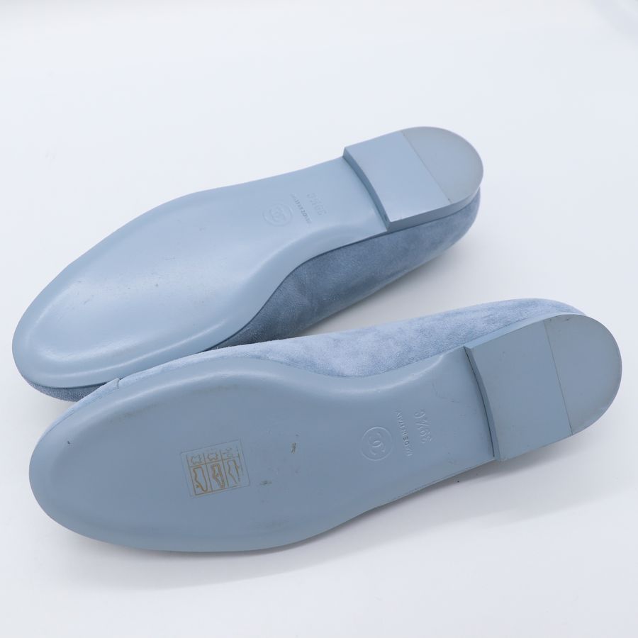 Chanel 香奈兒 山茶藍 娃娃平底鞋 EU39.5-13