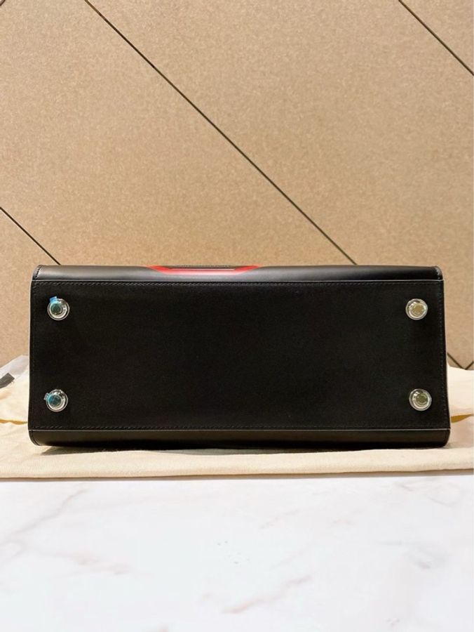 【威選精品】🖤 Louis Vuitton City Steamer 中號|限定徽章款|黑色 × 銀扣-8