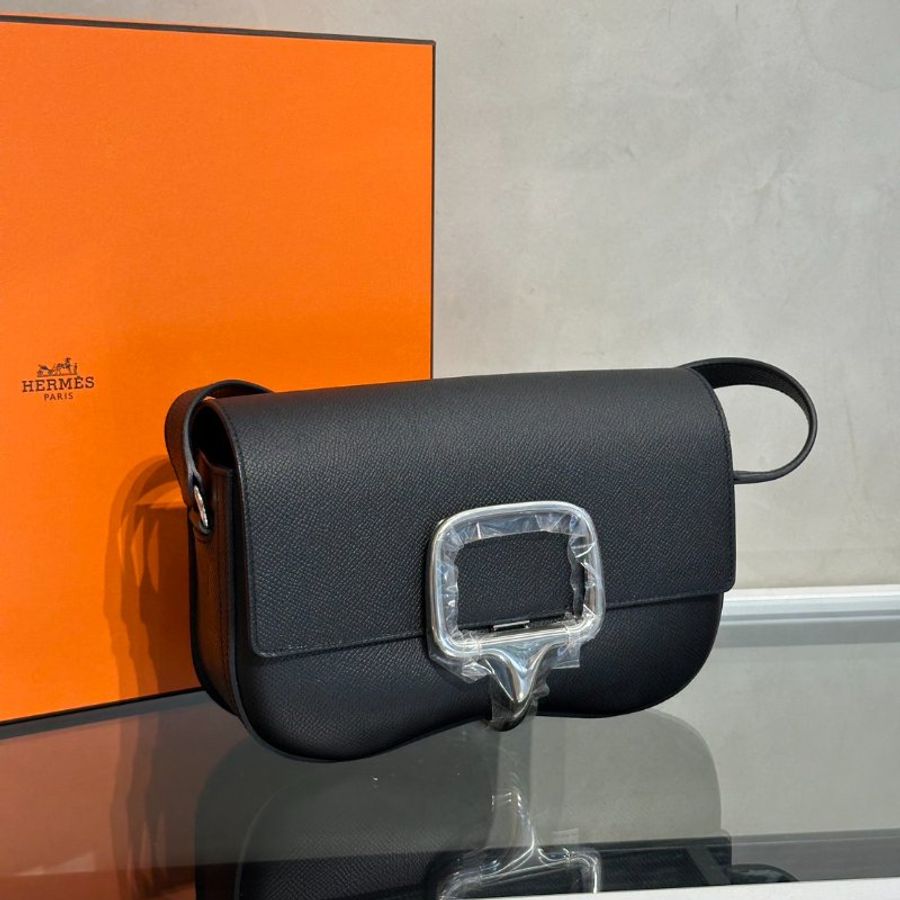 HERMES Della Elan - Noir 89 黑銀 W-2